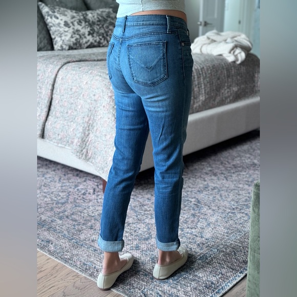 Hudson Tally Unfamed Hem Skinny Cropped Jeans 27 - Picture 4 of 7